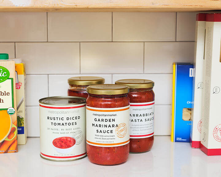 20 Pantry Essentials, Pasta Sauce from Metropolitan Market