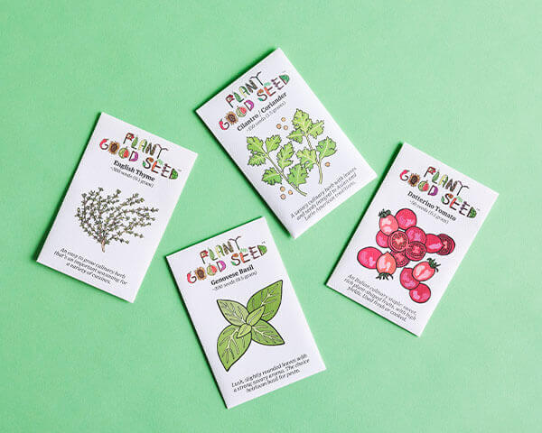 9 Eco-Friendly Ways to Go Green, Seed Packages from Metropolitan Market