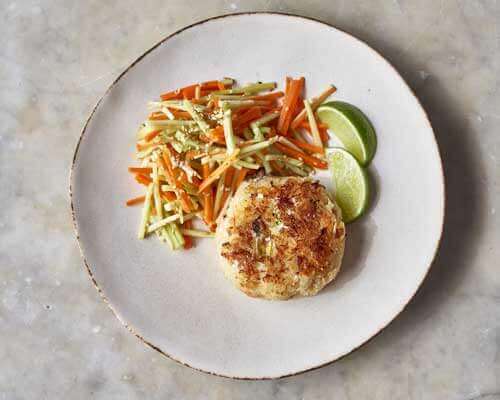 Quick 4 Ingredient Recipes, Crab Cakes Ginger from Metropolitan Market