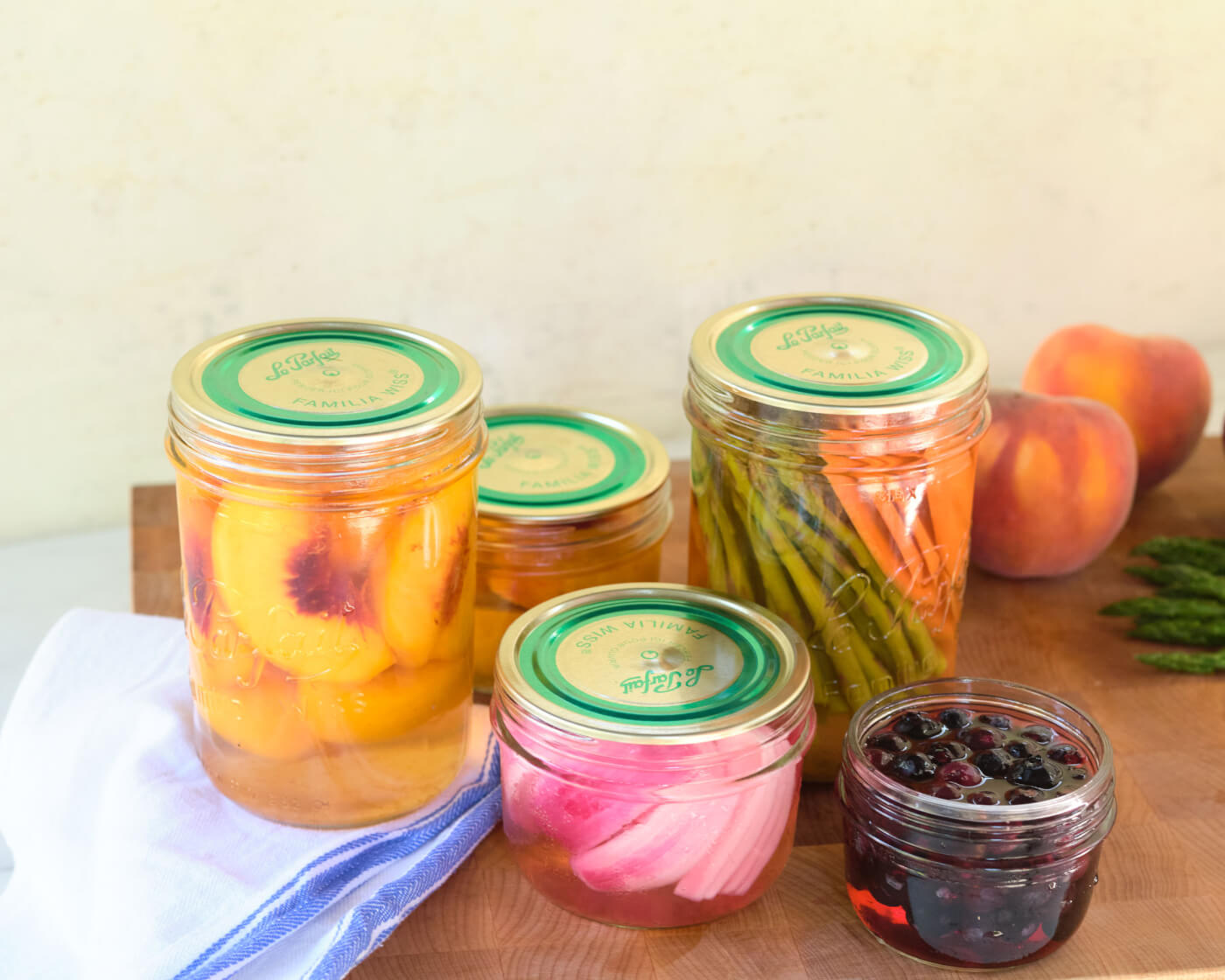 canned vegetables and fruits