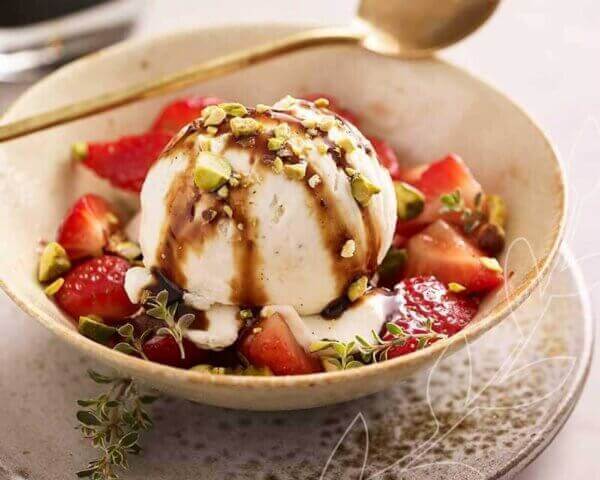 Sweet and Savory Balsamic Vinegar, Over Ice Cream from Metropolitan Market 