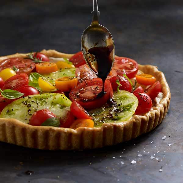 fresh tomato tart