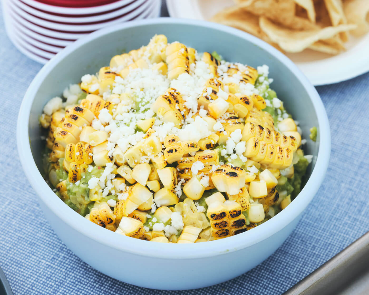 grilled corn guacamole