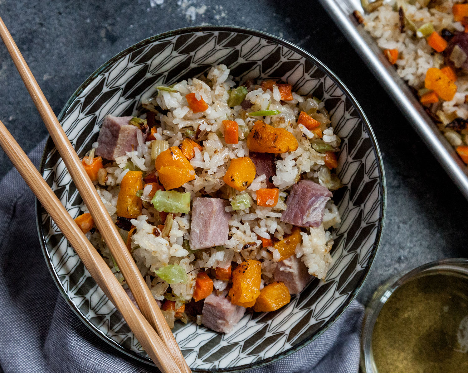 Thanksgiving Leftover Recipes: Sheet-Pan Fried Rice from Metropolitan Market