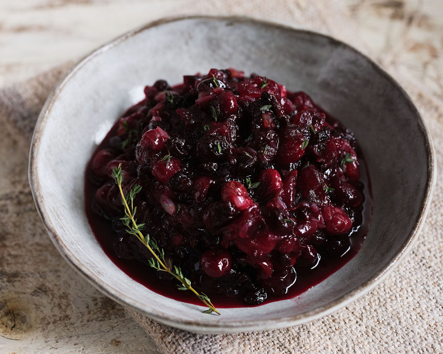 Traditional Holiday Sides Recipes: Cranberry Sauce with Roasted Shallots from Metropolitan Market