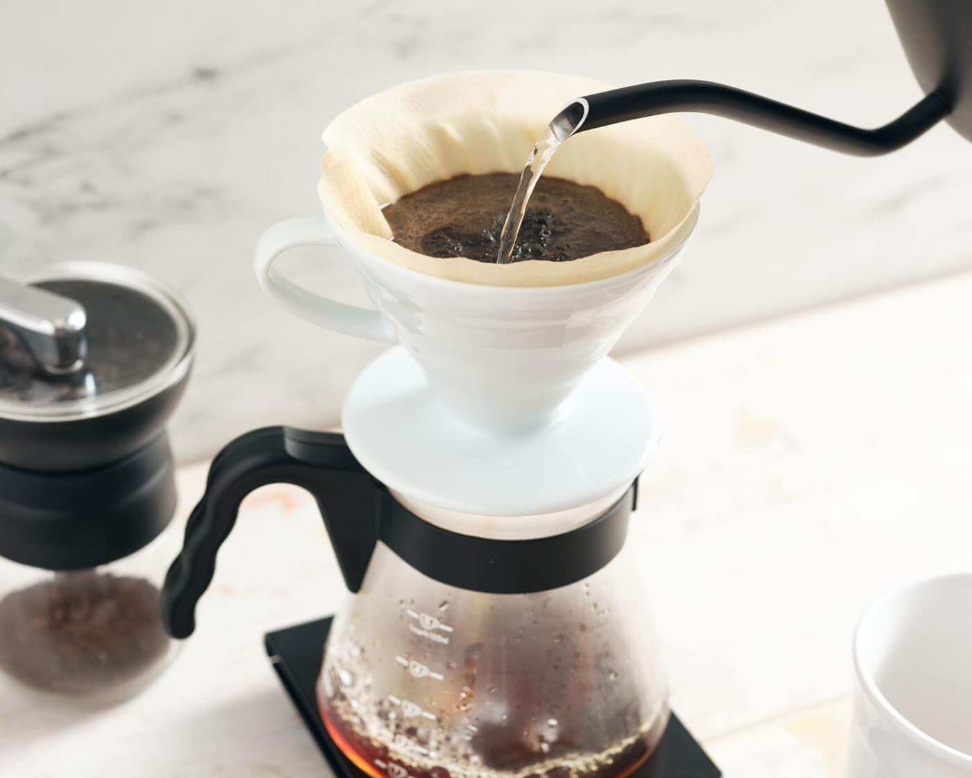 pour over coffee