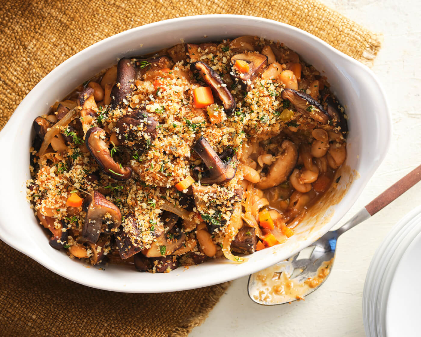 mushroom cassoulet