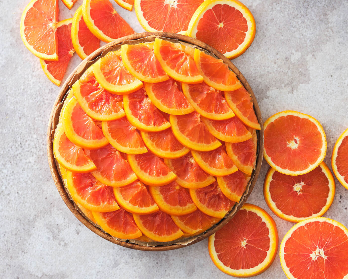 cara cara tahini upside down cake