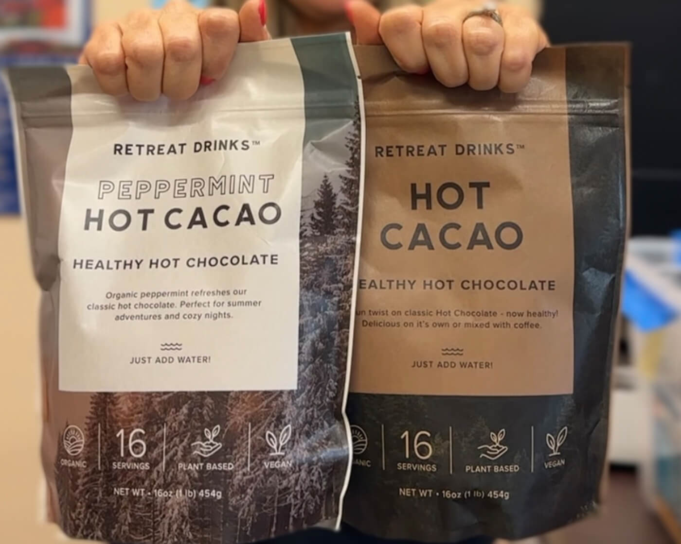 Retreat drinks hot cacao