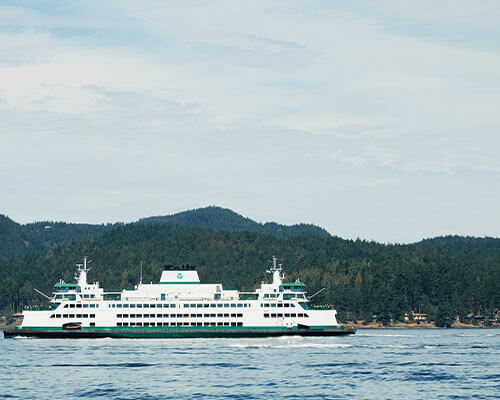 ship in water