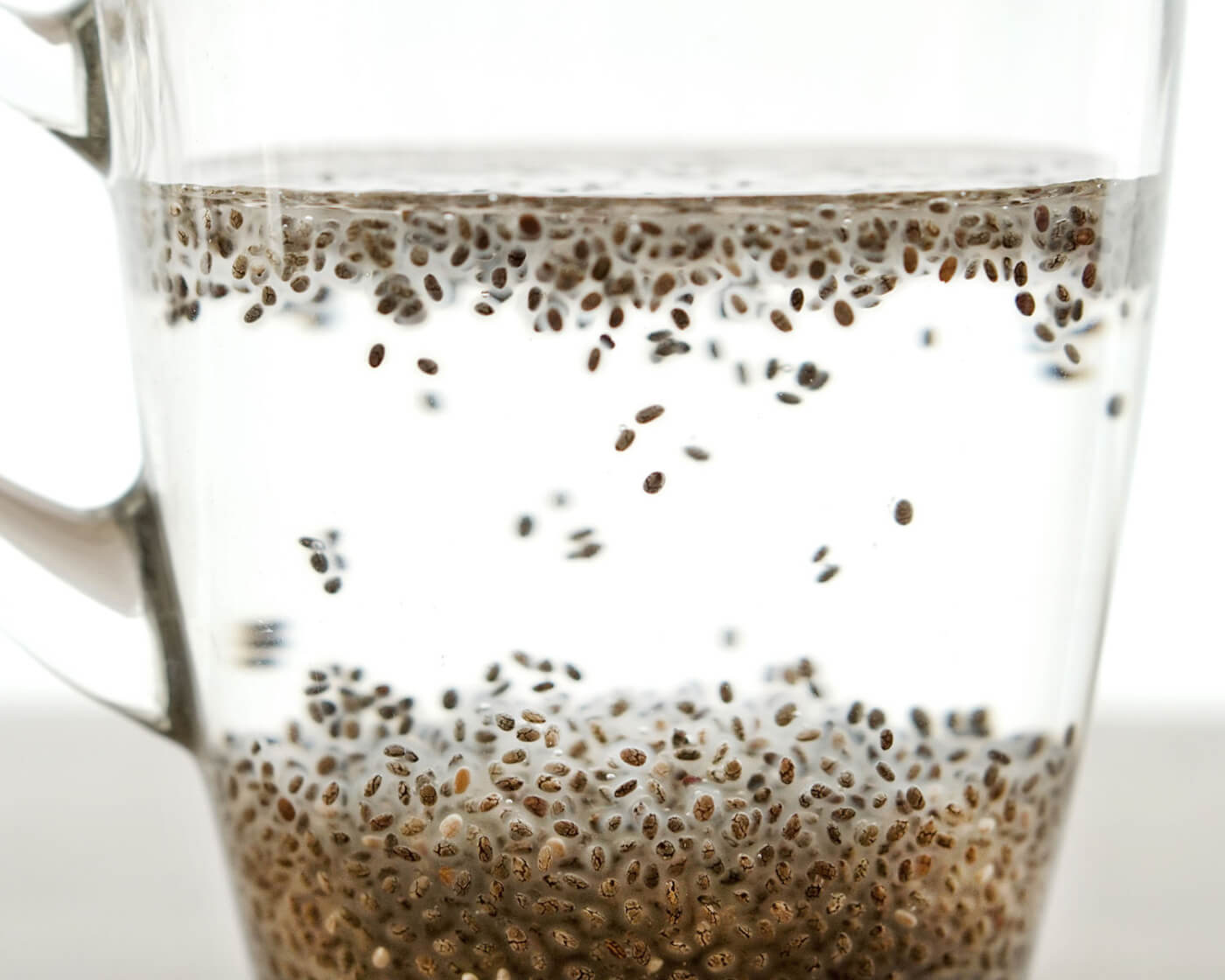 chia seeds soaking