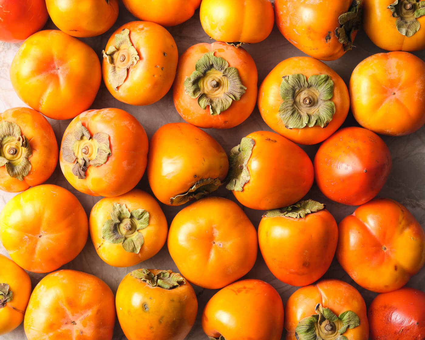 group of persimmons